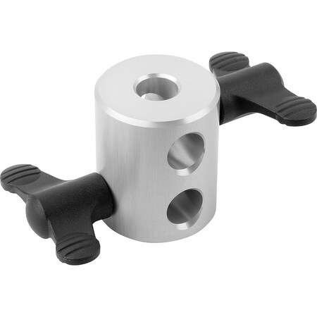 Kipp Multi-Connector Size:4 Aluminum, Comp:Thermoplastic, D=16 K0135.04